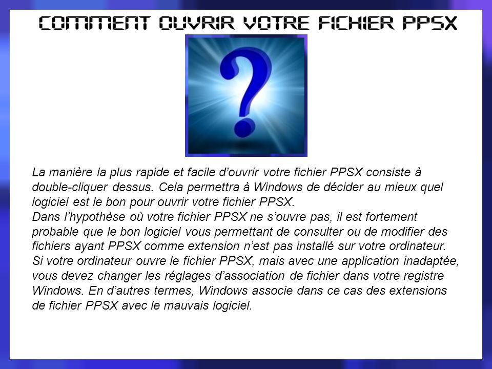 fichier ppsx